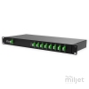 MUX/DEMUX DWDM Dual Fiber, MJ-1UD08DA 8 Channels 8Mx/8Dx, LC/APC C21-C28