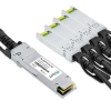 Cabo 40G QSFP+ para 4SFP+ 3m, DAC Direct Attach Copper, Breakout Cabo PVC 30AWG Miljet