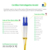 Cordão Óptico 20m, LC/UPC-SC/APC, SM BLI G657-A1 9/125, OS2 Duplex 2.0mm LSZH Amarelo, Fibra Monomodo Miljet