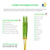 Cordão Óptico 15m, LC/APC-LC/APC SM BLI G657-A1 9/125, OS2 Duplex 2.0mm LSZH Amarelo, Fibra Monomodo Miljet