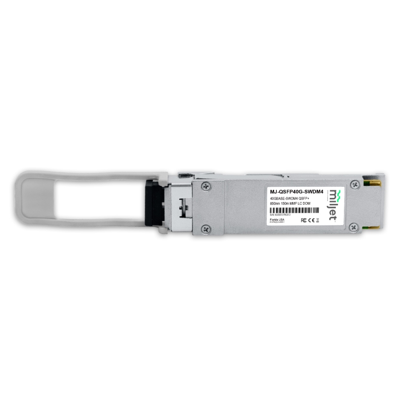 40GBASE-SWDM4 QSFP+ 850nm 150m MMF LC DDM Duplex, transceptor óptico Miljet