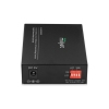 MJ-MC2850SX Conversor de Mídia MMF, DIP Switch, 850nm, 500m, SC/UPC Fixo Duplex Fiber, 1000Base-FX/SX SFP para 10/100/1000Base-T RJ45, AC 100V~240V