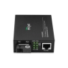 MJ-MC55BD3D Conversor de Mídia SMF, 1550nm/1310nm BiDi 3km, SC Fixo 1000Base-BX SFP para 10/100/1000Base-T RJ45, AC 100V~240V