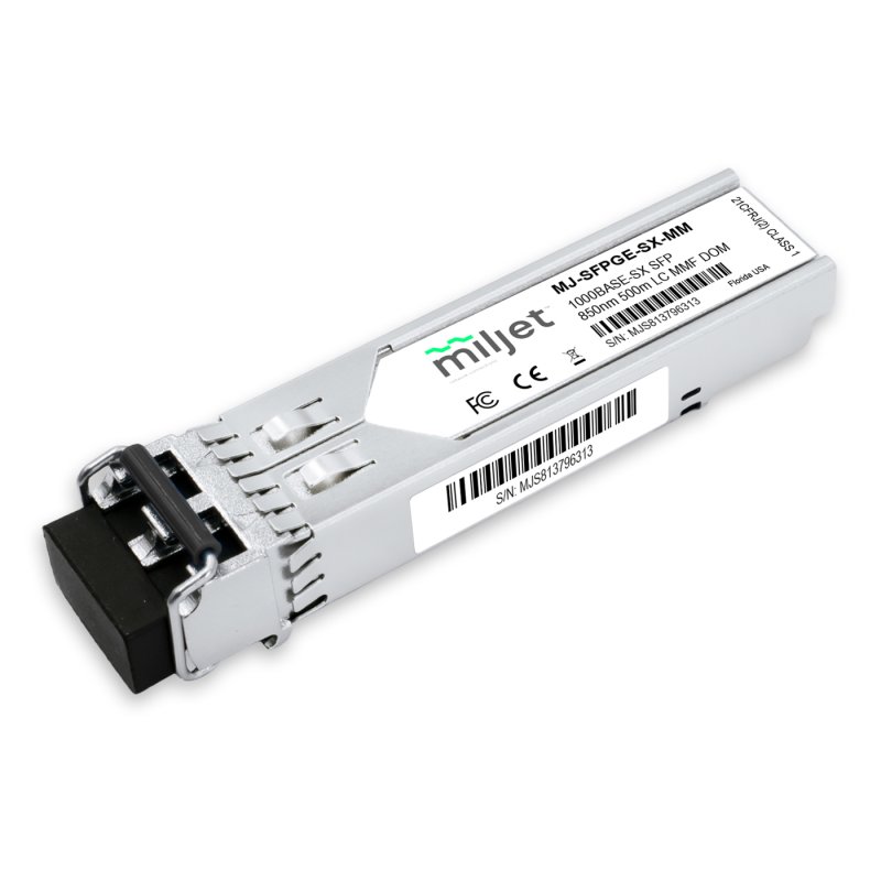1000BASE-SX SFP 850nm 500m LC MMF DDM DUPLEX, transceptor óptico Miljet