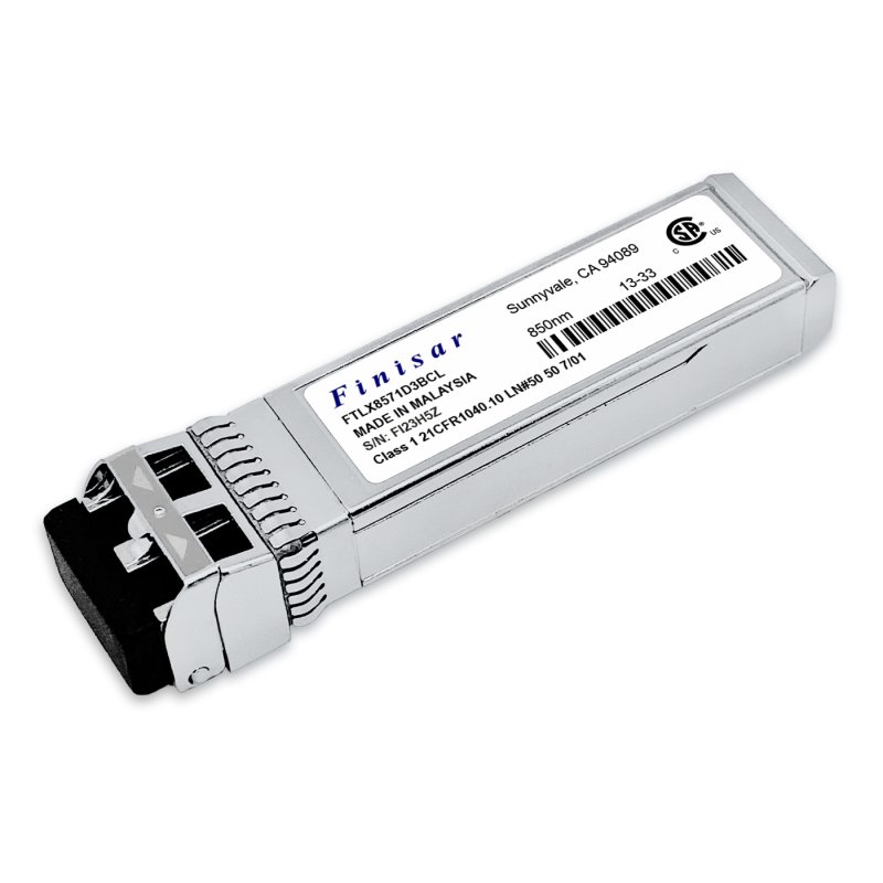FINISAR 10GBASE-SR/SW SFP+ 850nm 300m LC MM DUPLEX FTLX8571D3BCL, transceptor óptico