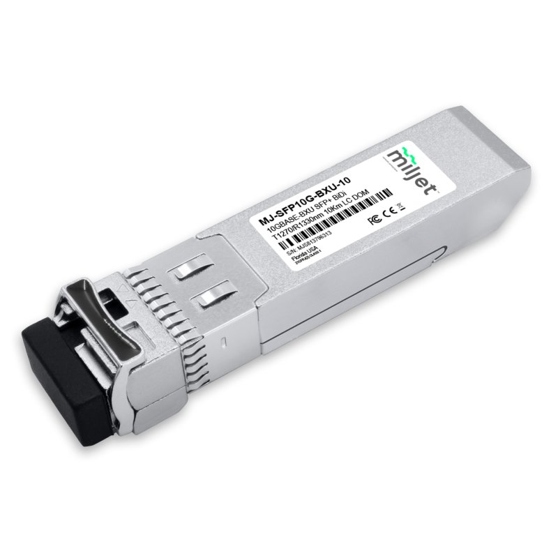 10GBASE-BXU SFP+ BiDi Tx1270/Rx1330nm 10km LC DDM, transceptor óptico Miljet
