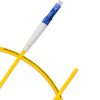 Pigtail Óptico 1m, LC/UPC, SM BLI G657-A1 9/125 OS2, Simplex 3.0mm LSZH Amarelo, Fibra Monomodo Miljet
