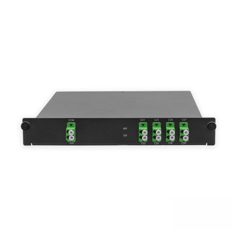 MUX/DEMUX LGX BOX DWDM Bi-Direcional, MJ-1UD04DA, 8 Canais 04Mx/04Dx LC/APC C21~C27