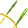 Cordão Óptico 1m, LC/APC-SC/APC, SM BLI G657-A1 9/125, OS2 Simplex 3.0mm LSZH Amarelo, Fibra Monomodo Miljet