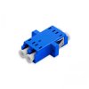 Adaptador Acoplador Óptico LC/UPC para LC/UPC SM, Duplex Monomodo Azul com Flange