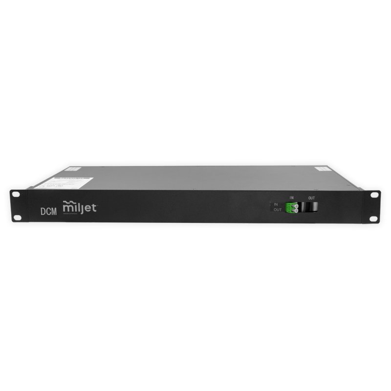Miljet MJ-DCM80-1UR, DCM Módulo Compensador de Dispersão DWDM 80Km, LC/APC 1U Rack