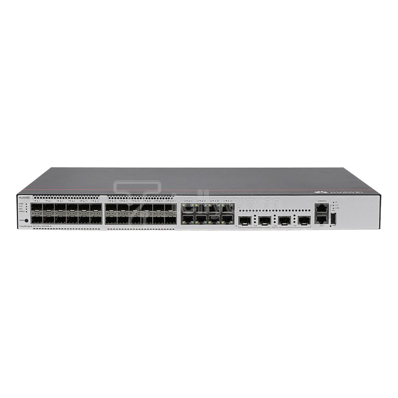 Switch Huawei 32P S5735-L32ST4X-A1, 8x10/100/1000Base-T, 24xGE SFP, 4x10G SFP+, Fonte AC 100v/240v, Layer 2 Gerenciável