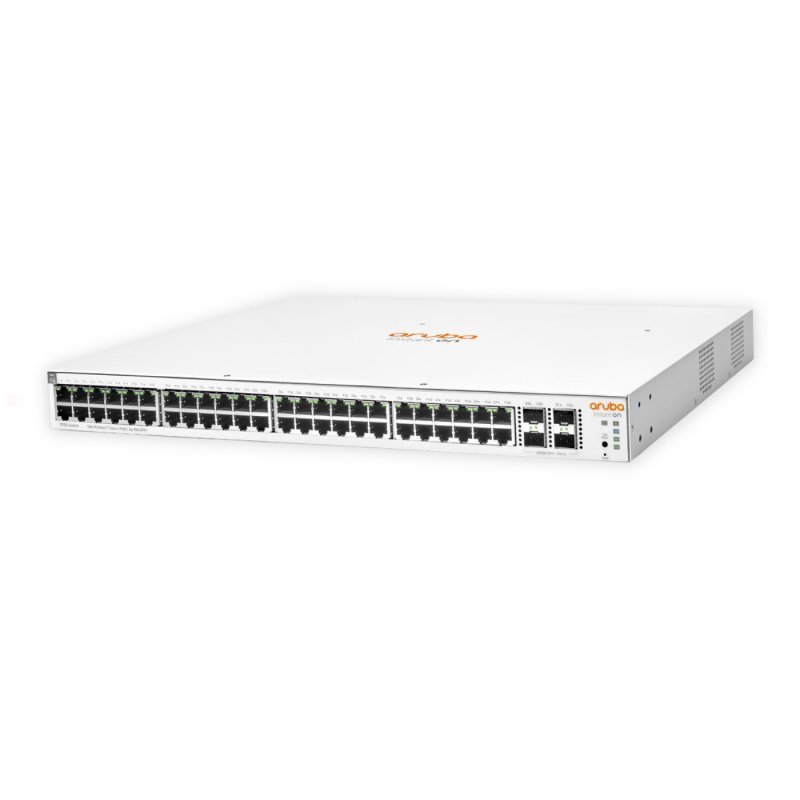 Switch HPE Aruba Instant On 1930 48G JL686A, 48-Port Gigabit RJ45 PoE+ 370W, 4-10G SFP+, Fonte AC 100-240v, Layer 2+ Gerenciável