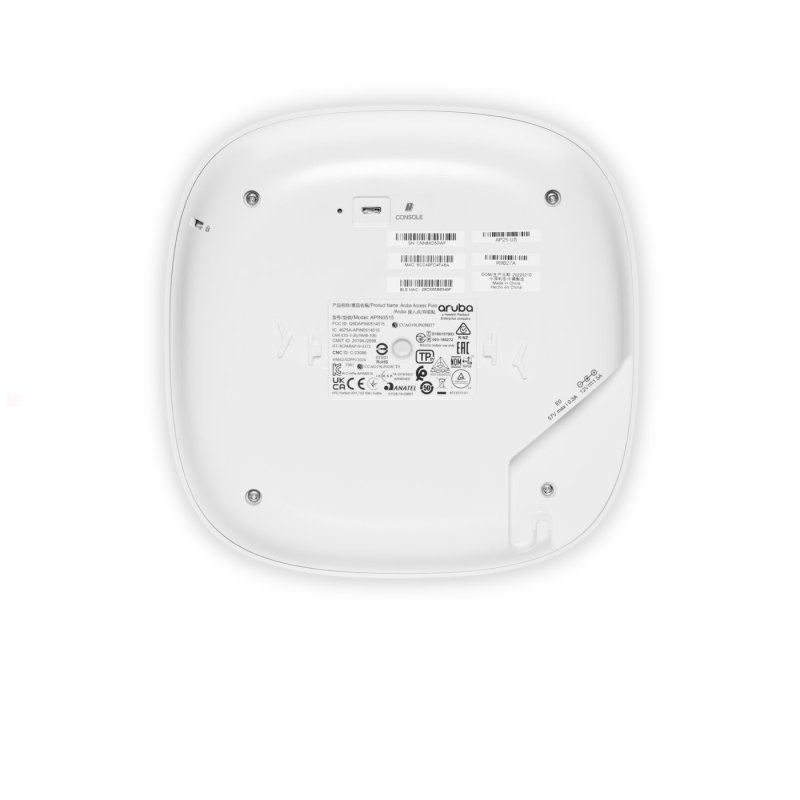 Aruba Instant On AP25 (RW) R9B28A, 2x2 Mimo Wi-Fi 6 Indoor Access Point