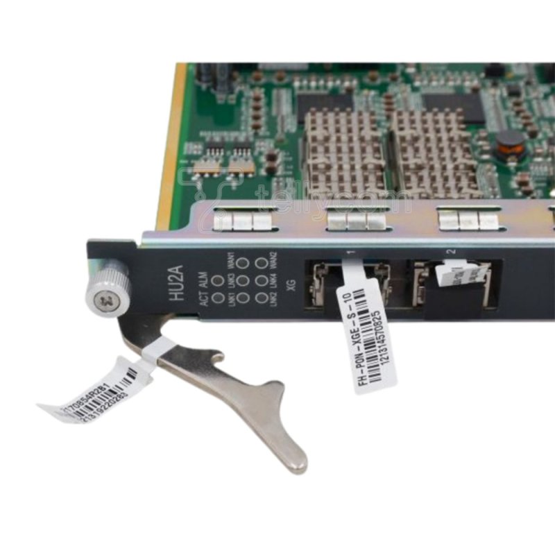 Placa HU2A FiberHome Uplink, Slot 2x10G XFP, 2xGE SFP, Para OLT AN5516-01, AN5516-06B, AN5516-06