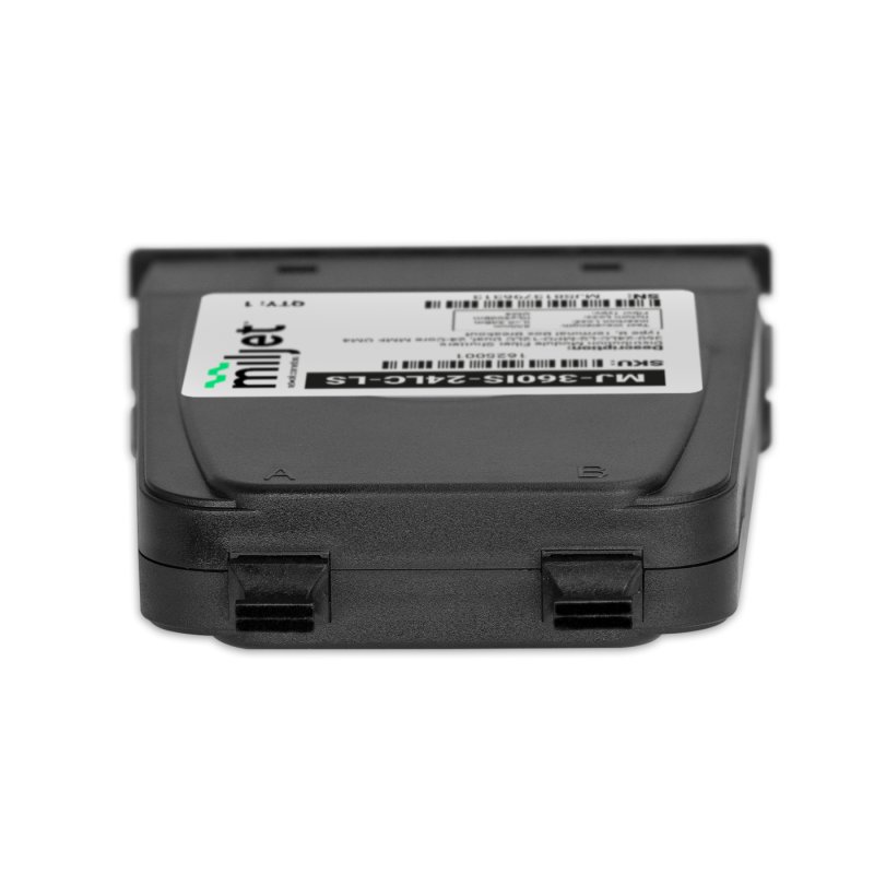 Cassete de Distribuição Óptica 24 Fibras, 2x MPO/UPC Macho 12F para 12x LC/UPC Duplex, Multimodo OM4, Tipo B Miljet