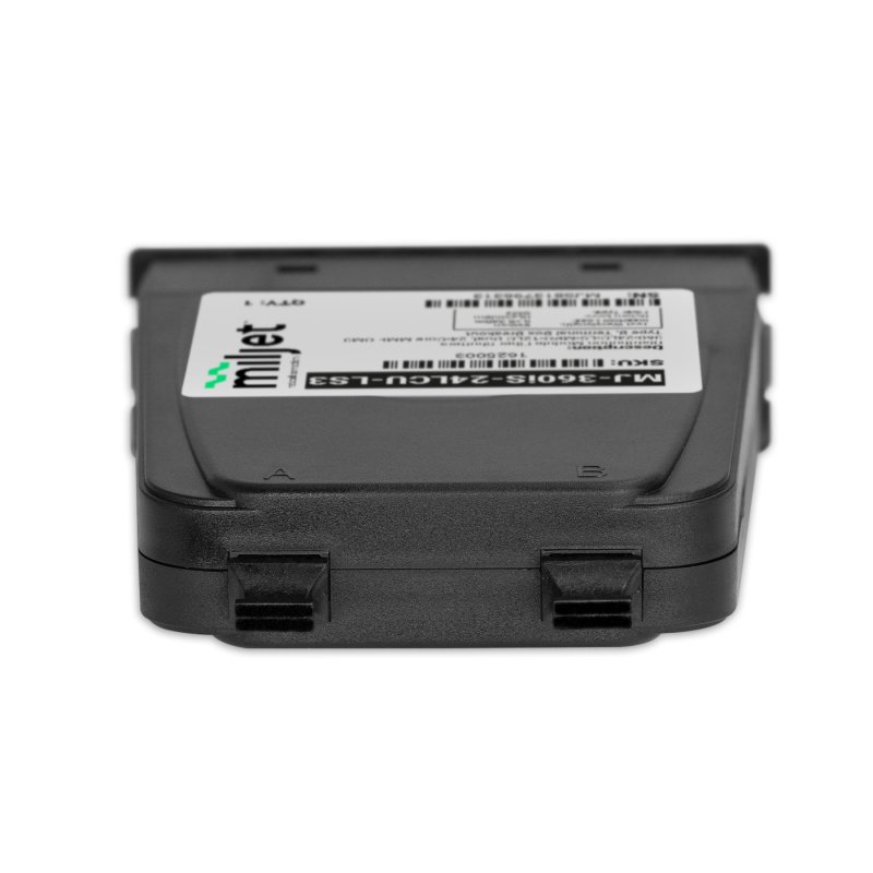 Cassete de Distribuição Óptica 24 Fibras, 2x MPO/UPC Macho 12F para 12x LC/UPC Duplex, Multimodo OM3, Tipo B Miljet