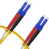 Cordão Óptico 1m, LC/UPC-LC/UPC, SM BLI G657-A1 9/125 0.12dB IL, OS2 Duplex 2.0mm LSZH Amarelo, Fibra Monomodo Miljet