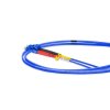 Cordão Óptico 2m, LC/UPC-LC/UPC, SM BLI G657-A1 9/125 0.12dB IL, OS2 Duplex 2.0mm LSZH ABNT Azul, Fibra Monomodo Miljet
