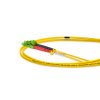 Cordão Óptico 1m, LC/APC-LC/UPC, SM BLI G657-A1 9/125 0.12dB IL, OS2 Duplex 2.0mm LSZH Amarelo, Fibra Monomodo Miljet
