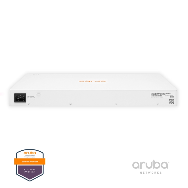 Switch HPE Aruba Instant On 1830 48G, JL814A, 48-Port RJ45 GbE, 4-Port SFP GbE, Fonte AC 100-240v, Layer 2 Gerenciável