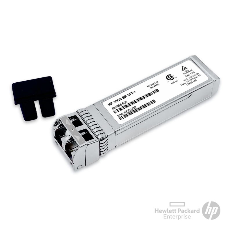 HPE 10GBASE-SR SFP+, 850nm 300m MMF LC DDM Duplex 456096-001 BladeSystem G7 G8 G9 Transceiver