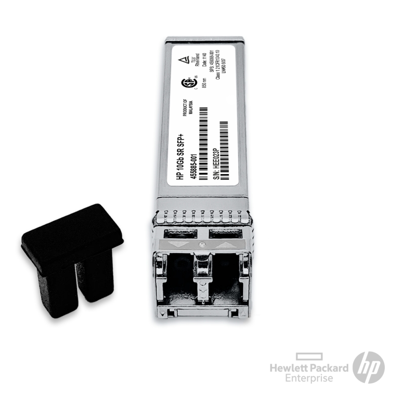 HPE 10GBASE-SR SFP+, 850nm 300m MMF LC DDM Duplex 456096-001 BladeSystem G7 G8 G9 Transceiver