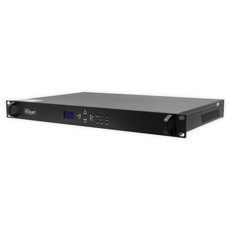 Miljet MJ-EDFA251U-PA, Pré-amplificador Óptico DWDM EDFA 25dBm Gain, 17dBm Output 1528nm~1564nm, LC/APC 1U Rack, 2xDC-PWR-48v