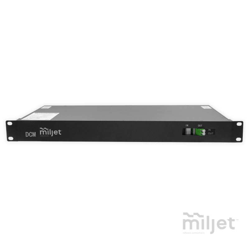 Miljet MJ-DCM120-1UR, DCM Módulo Compensador de Dispersão DWDM 120Km, LC/APC 1U Rack