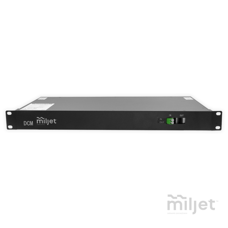 Miljet MJ-DCM80-1UR, DCM Módulo Compensador de Dispersão DWDM 80Km, LC/APC 1U Rack