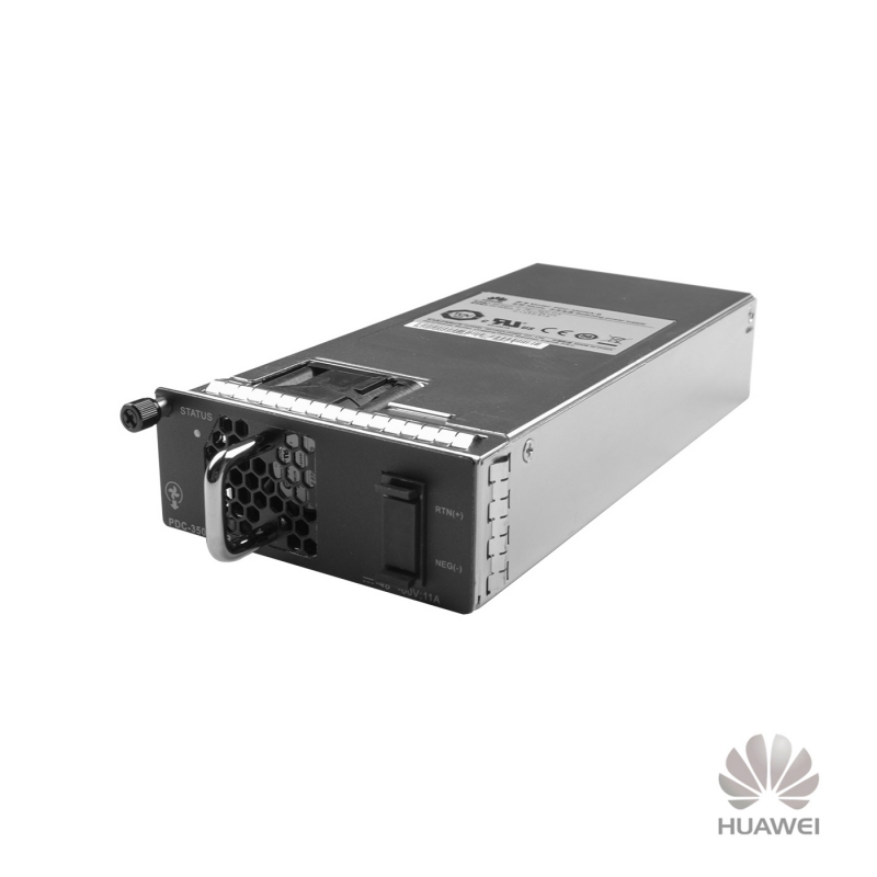 Fonte de Alimentação DC Huawei, 350W PDC-350WA-B, 02310PQN para Linha S6720-EI