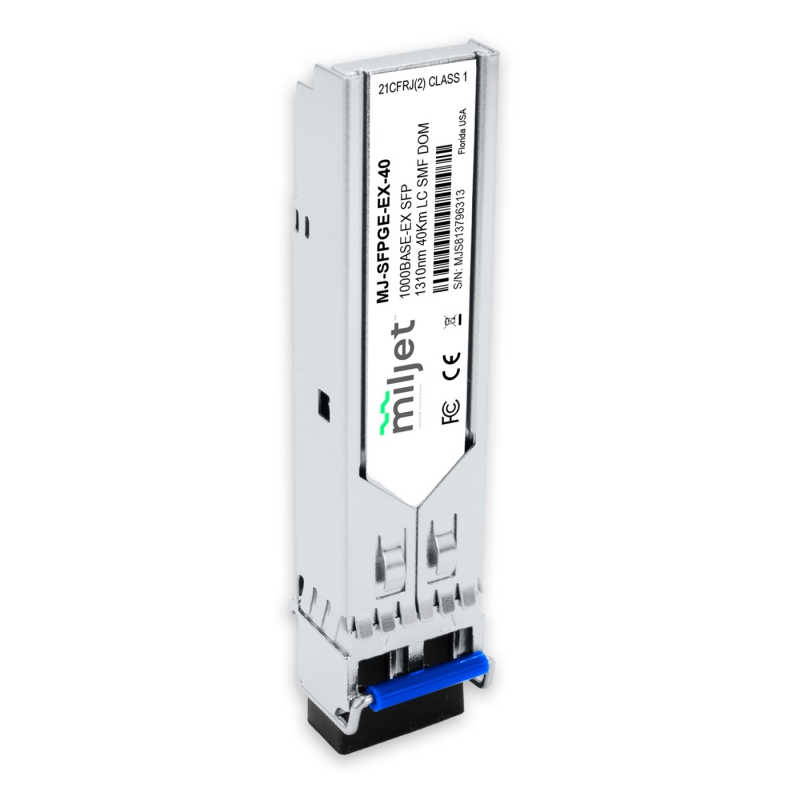 1000BASE-EX SFP 1310nm 40km LC SMF DDM DUPLEX, transceptor óptico Miljet