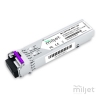 1000BASE-BXU SFP BiDi Tx1490/Rx1550nm 120km LC DOM, transceptor óptico Miljet