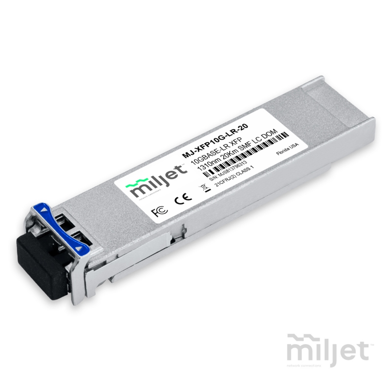 10GBASE-LR XFP 1310nm 20km SMF LC DDM DUPLEX, transceptor óptico Miljet