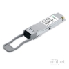 100GBASE-ZR4 QSFP28, 1310nm LWDM 80km SMF, SOA, LC DDM Duplex, transceptor óptico Miljet