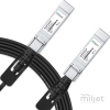 Cabo 10G SFP+ para SFP+ 5m, DAC Direct Attach Copper, Twinax LSZH AWG24 Miljet