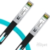 Cabo 25G SFP28 para SFP28 3m, AOC Active Optical Cable OM3 OFNP Miljet