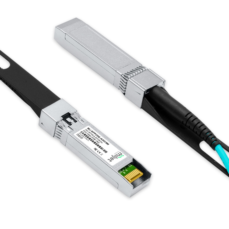 Cabo 25G SFP28 para SFP28 5m, AOC Active Optical Cable OM3 OFNP Miljet