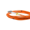 Cordão Óptico 5m, LC/UPC-LC/UPC, MM G651.1 50/125, OM2 Duplex 2.0mm LSZH Laranja, Fibra Multimodo Miljet