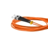 Cordão Óptico 3m, ST/UPC-ST/UPC, MM G651.1 50/125, OM2 Duplex 2.0mm LSZH Laranja, Fibra Multimodo Miljet