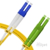 Cordão Óptico 5m, LC/APC-LC/UPC, SM BLI G657-A1 9/125, OS2 Duplex 2.0mm LSZH Amarelo, Fibra Monomodo Miljet