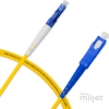 Cordão Óptico 2.5m, LC/UPC-SC/UPC, SM BLI G657-A1 9/125, OS2 Simplex 3.0mm LSZH Amarelo, Fibra Monomodo Miljet