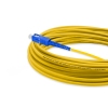 Cordão Óptico 15m, SC/UPC-SC/APC, SM BLI G657-A1 9/125, OS2 Simplex 3.0mm LSZH Amarelo, Fibra Monomodo Miljet