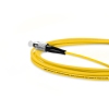 Cordão Óptico 3m, ST/UPC-FC/UPC, SM BLI G657-A1 9/125, OS2 Simplex 3.0mm LSZH Amarelo, Fibra Monomodo Miljet