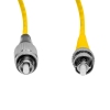 Cordão Óptico 3m, ST/UPC-FC/UPC, SM BLI G657-A1 9/125, OS2 Simplex 3.0mm LSZH Amarelo, Fibra Monomodo Miljet