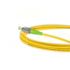 Cordão Óptico 3m, FC/APC-SC/UPC SM BLI G657-A1 9/125, OS2 Simplex 3.0mm LSZH Amarelo Fibra Monomodo Miljet