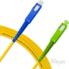 Cordão Óptico 10m, SC/UPC-SC/APC, SM BLI G657-A1 9/125, OS2 Simplex 3.0mm LSZH Amarelo, Fibra Monomodo Miljet