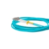 Cordão Óptico 3m, LC/UPC-LC/UPC, MM G651.1 50/125, OM3 Duplex 2.0mm LSZH Aqua, Fibra Multimodo Miljet