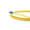 Pigtail Óptico 1m, LC/UPC, SM BLI G657-A1 9/125 OS2, Simplex 3.0mm LSZH Amarelo, Fibra Monomodo Miljet