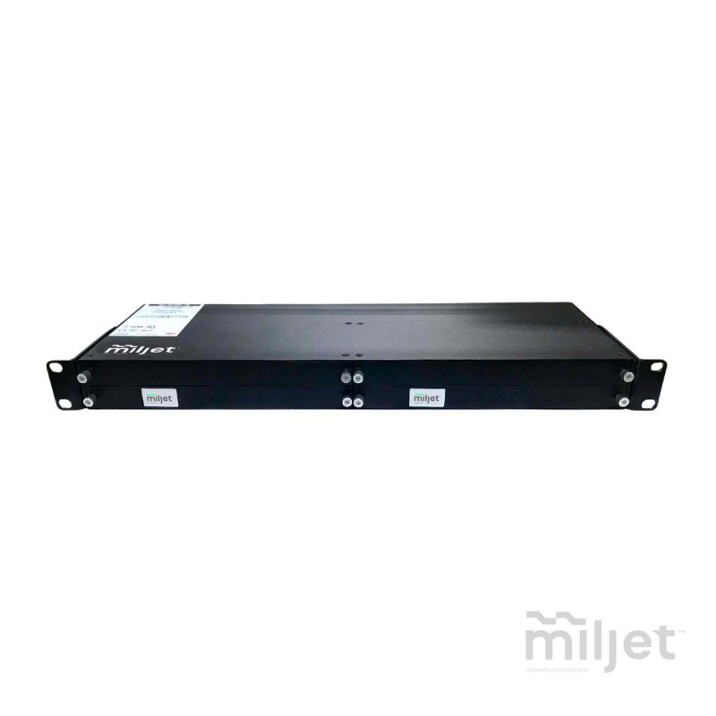 Chassi para Rack 1U 19" com 4 Slots para Redutor de Fibra